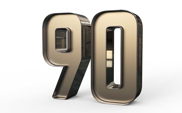 3D-nummer 90 procent gouden