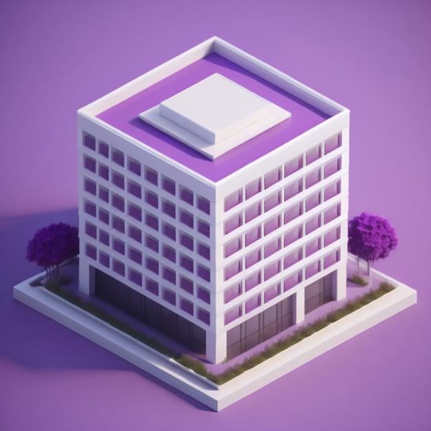 3D Office Building Generative AI