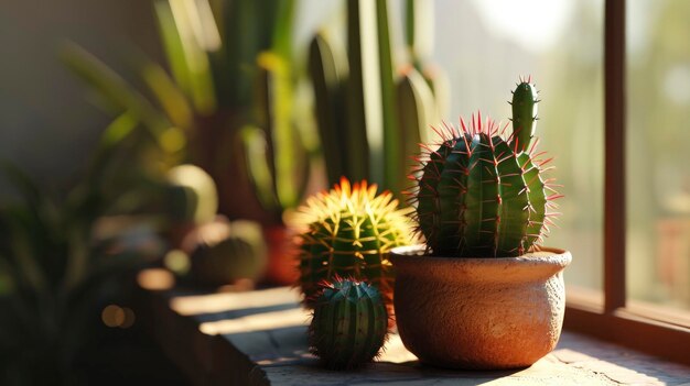 3D-papier cactus potplant