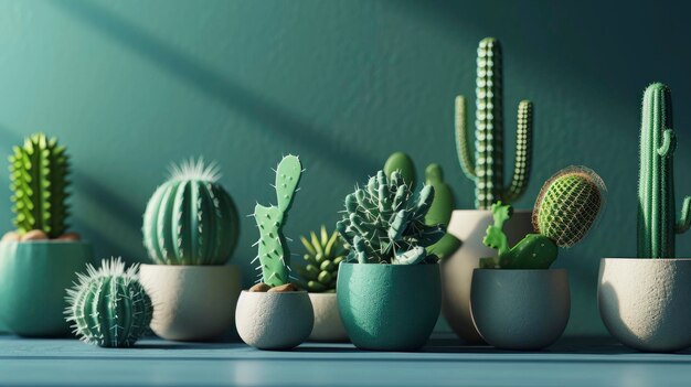 3D-papier cactus potplant