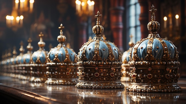 3d photo of a amazing royal crown wallpaper