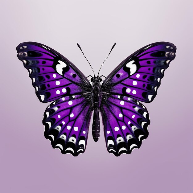 Photo 3d photo of beautiful butterfly made with generative ai