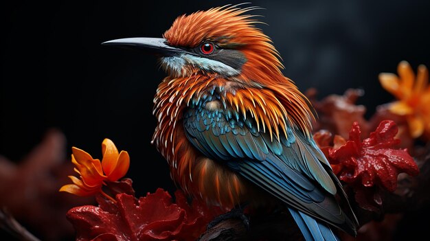 Photo 3d photo of birds wallpaper