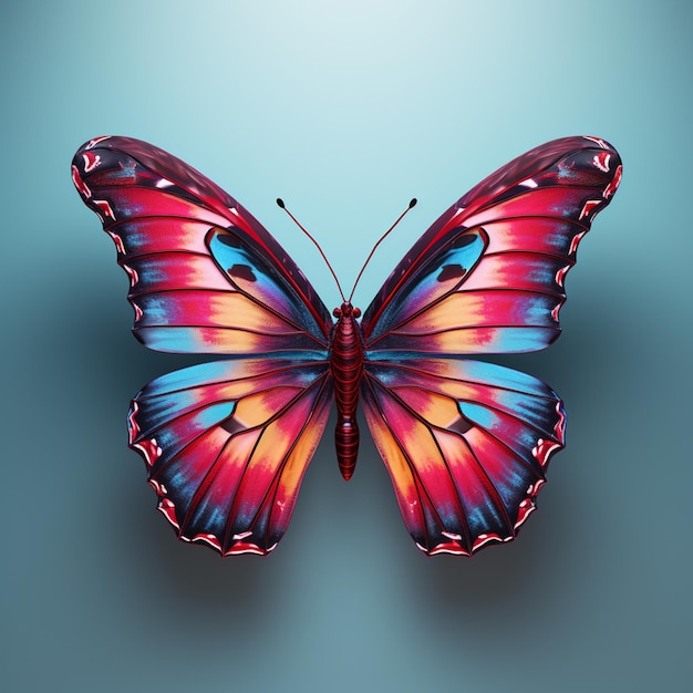 3d photo of butterfly