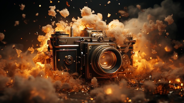 3D photo of camera wallpapers