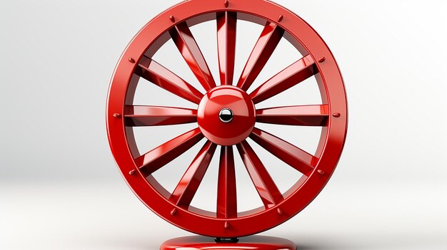 Photo 3d photo of a colorful wheel of fortune 3d rendering illustration wallpaper