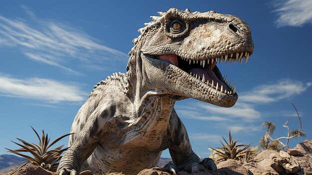 3D-фото на обои динозавра