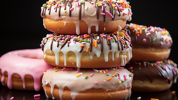 3d photo of a doughnut wallpaper