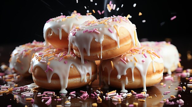 3d photo of a doughnut wallpaper