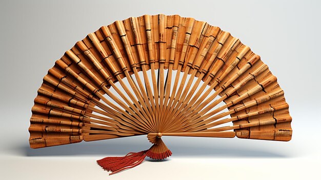 3d photo of a folding fan chines wallpaper