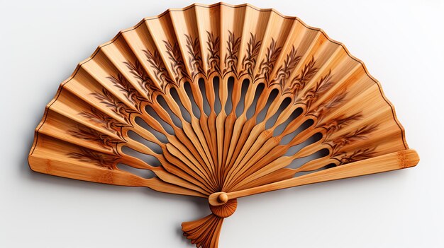 3d photo of a folding fan chines wallpaper