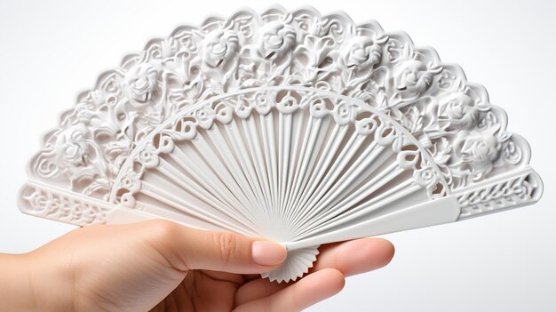 3d photo of a folding fan chines wallpaper