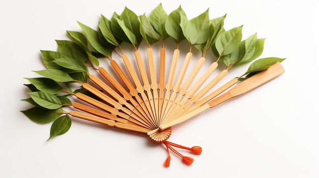 3d photo of a folding fan chines wallpaper