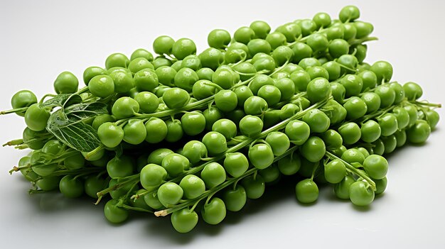 Photo 3d photo of a green peas wallpaper