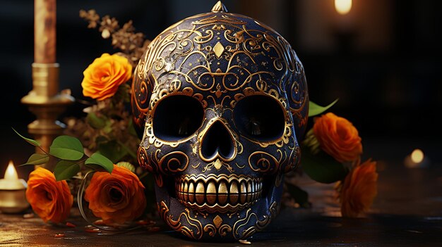 3d photo of Halloween design