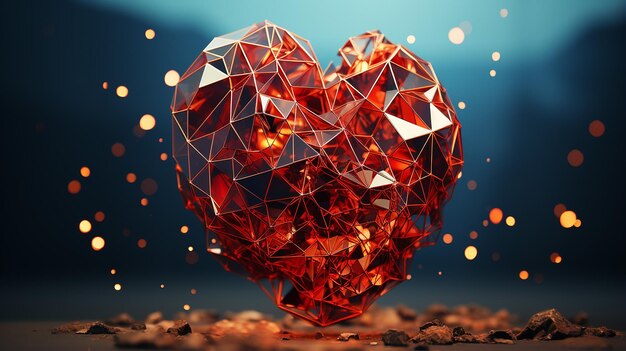 3d photo of heart