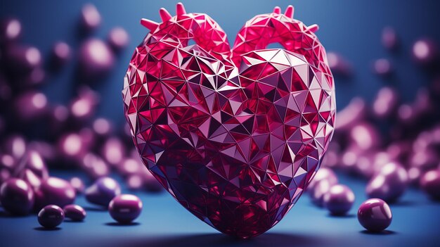 3d photo of heart