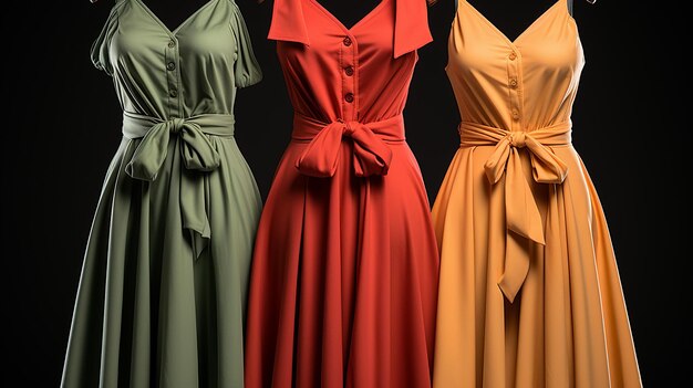 3d photo of ladies dresses