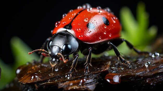 3d photo of lady bug