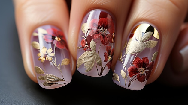 3d photo of nail art wallpaper