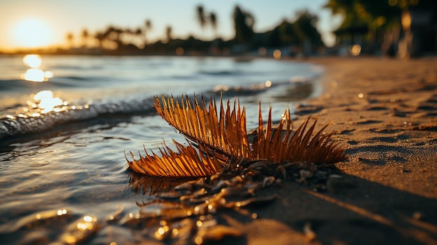 Foto foto 3d di una carta da parati con vista sulla natura