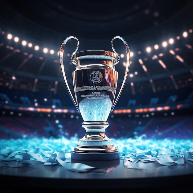 사진 3d_photo_of_the_uefa_champions_league_cup