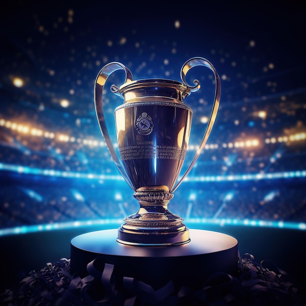 사진 3d_photo_of_the_uefa_champions_league_cup