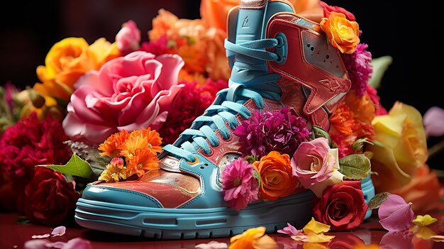 3d photo of shoes wallpaper