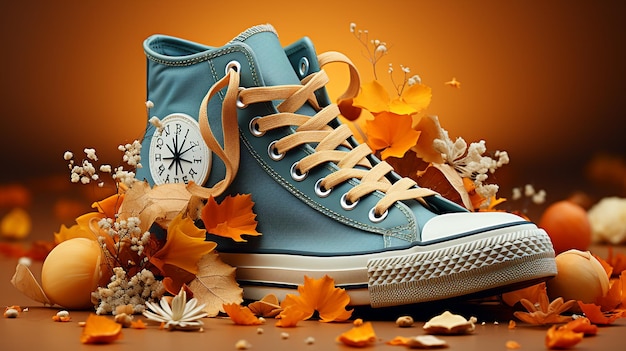 3d photo of shoes wallpaper