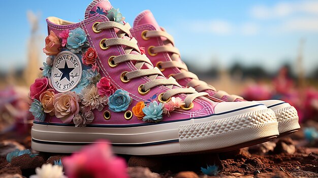 Photo 3d photo of shoes wallpaper