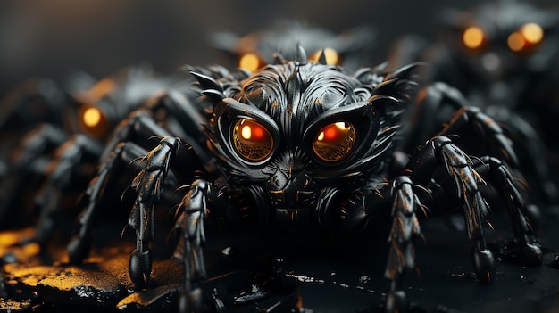 3d photo of spider wallpaper