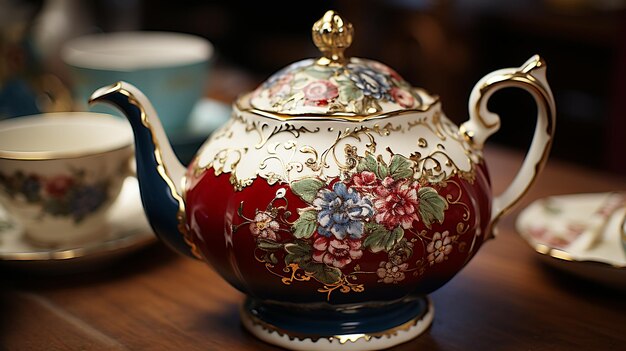 Photo 3d photo of teapot wallpaper