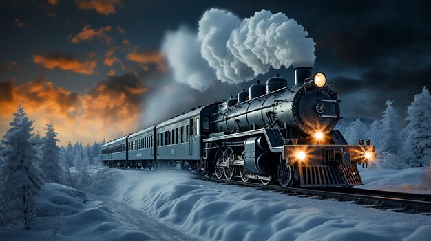 3d photo of a train wallpaper