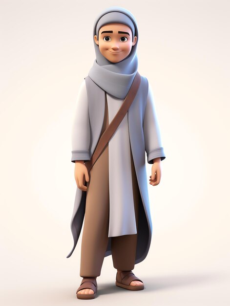 Фото 3d pixar портрет мусульманина