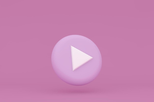 3D play icon