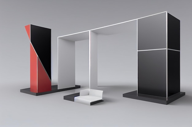 3D-podium of podium voor productvisualisatie Achtergrondafbeelding