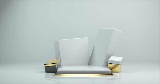 3d podium with background for product presentation