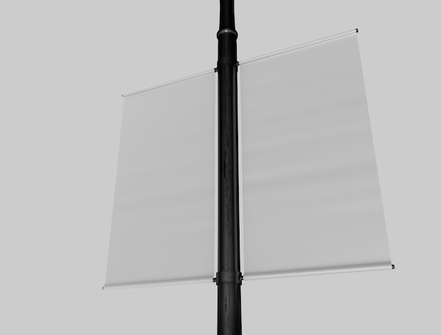 3D Pole Mockup