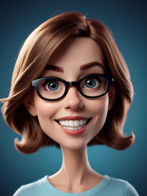 3d portrait cartoon caricature illustration playful cartoon humorous portrait caricature whimsical caricature