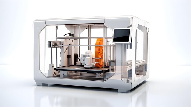 3D printer in action a futuristic image