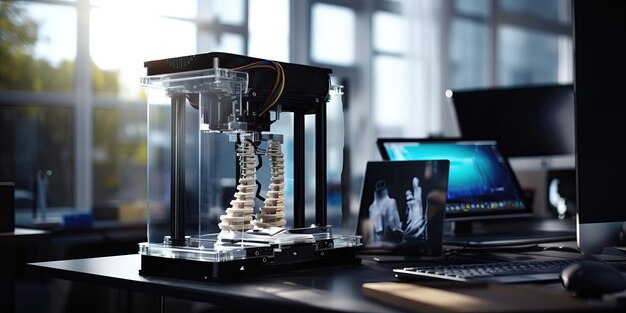 Photo 3d printer for creating medical samples