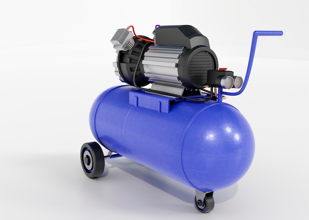3d purple air compressor