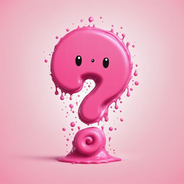 3d question mark icon sign or ask FAQ and QA answer solution information 3d icon