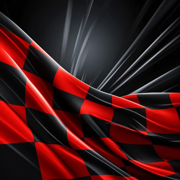 Photo 3d racing flag