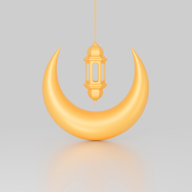 3d Ramadan decoration template for instagram post