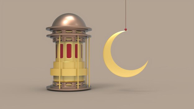 3D Ramadan kareem Background 3d illustration