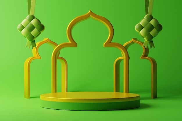 3d ramadan kareem islam achtergrond