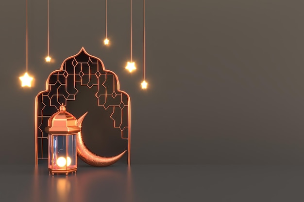 3d ramadan kareem islam background