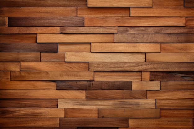 3D Realistic Geometrical Shapes Pattern Wooden Background