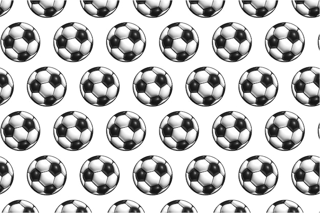 Photo 3d realistic soccer ball isolated on white background